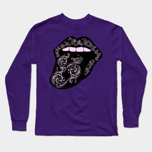 Gothic Mouth Art Long Sleeve T-Shirt